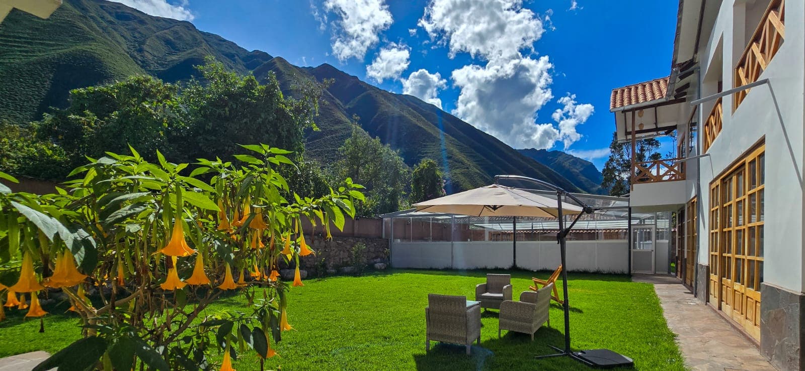 Gardens & Green Fields — Saywa Lodges, Urubamba, Valle Sagrado