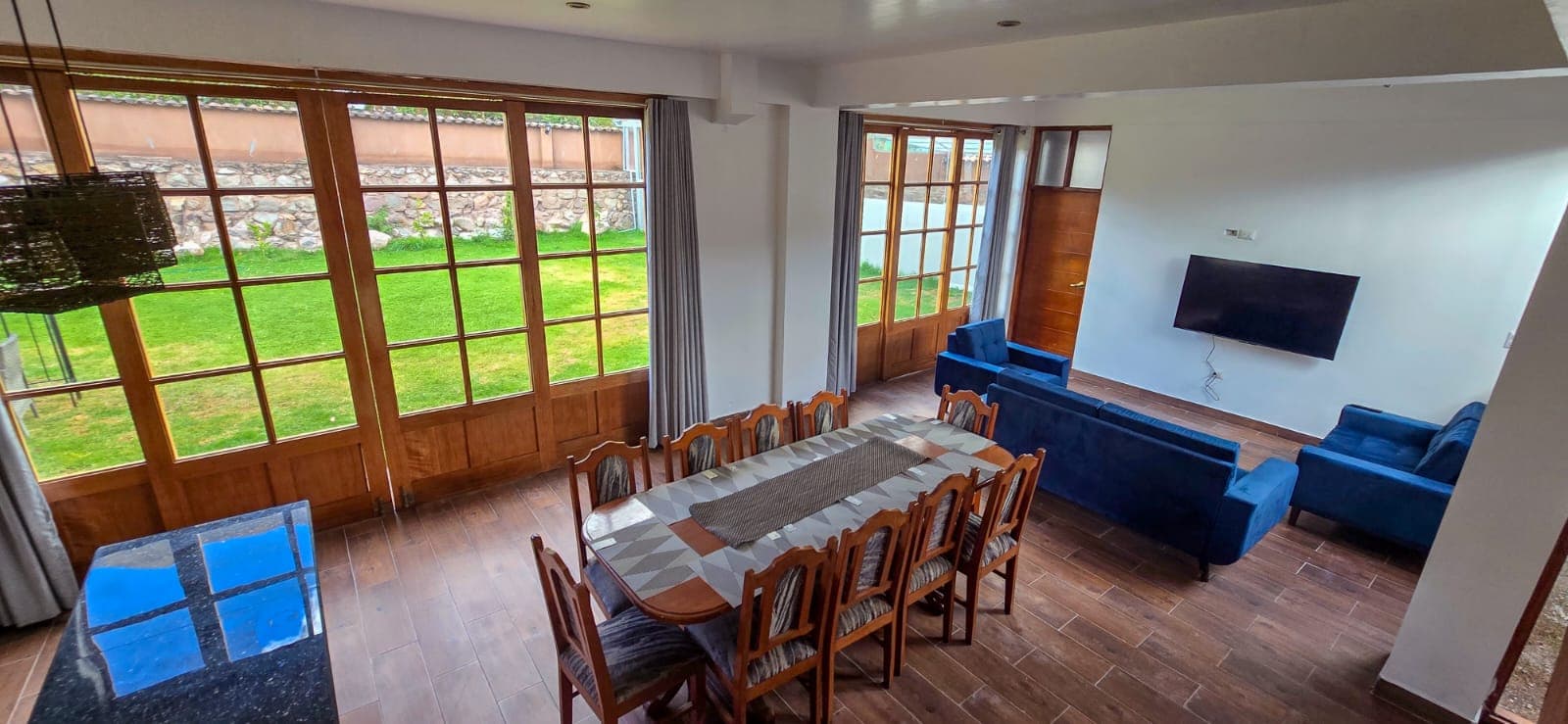 Living & Dining Area — Saywa Lodges, Urubamba, Valle Sagrado